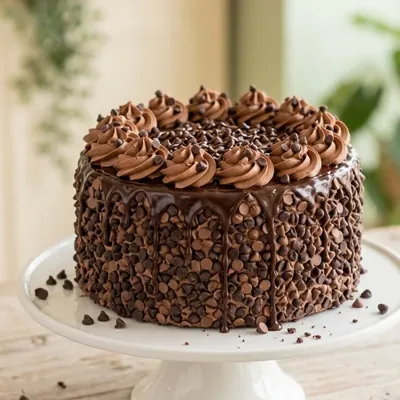 Choco chips cake